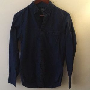 J Crew navy button down
